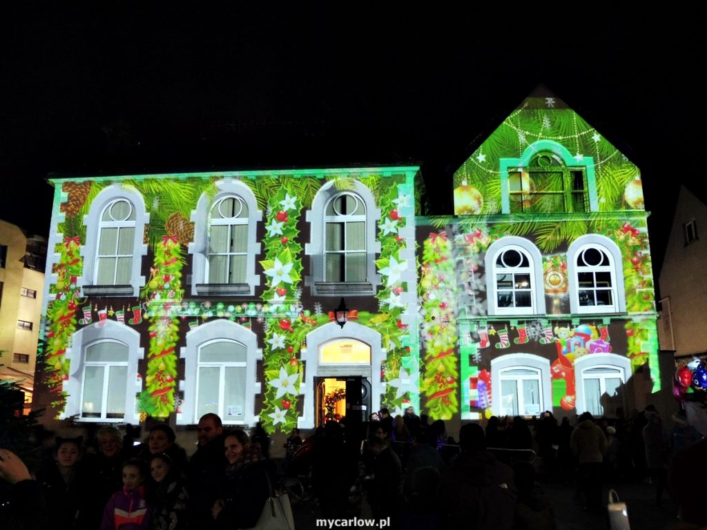 Carlow’s first Christmas Market 2018: Illuminations on Carlow Town Hall