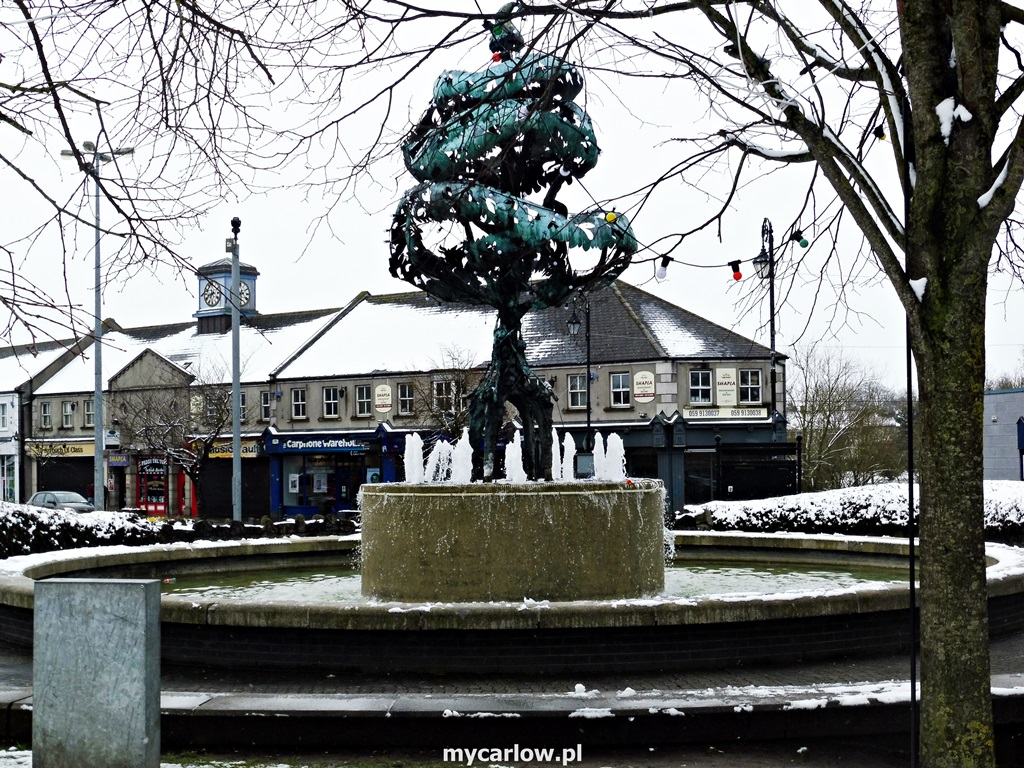 Snow in March at Carlow Town