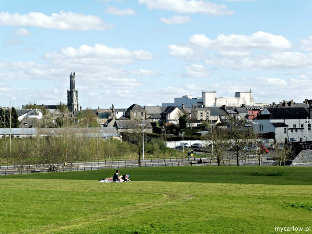 Carlow Town Park - view from the hill