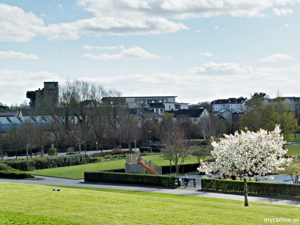 Carlow Town Park - view from the hill