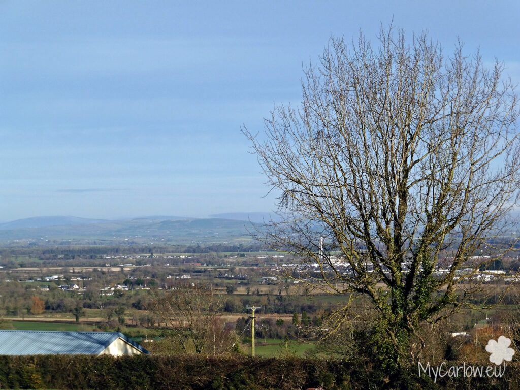 Killeshin Hills viewpoint over Carlow Town, County Carlow
