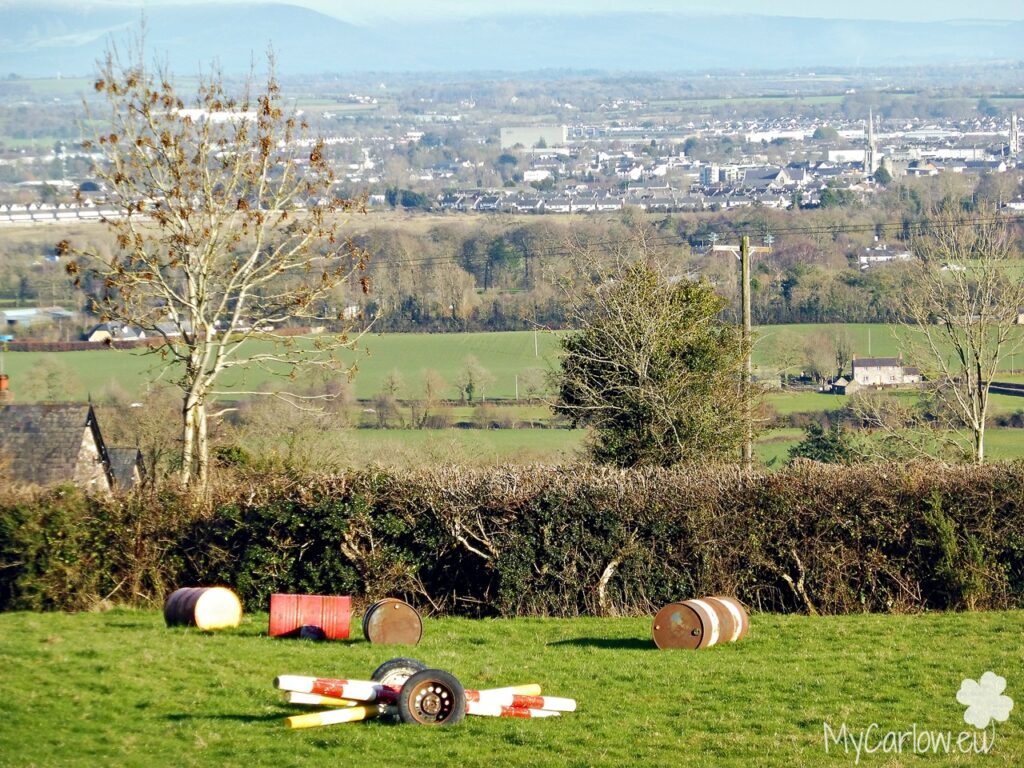 Killeshin Hills viewpoint over Carlow Town, County Carlow