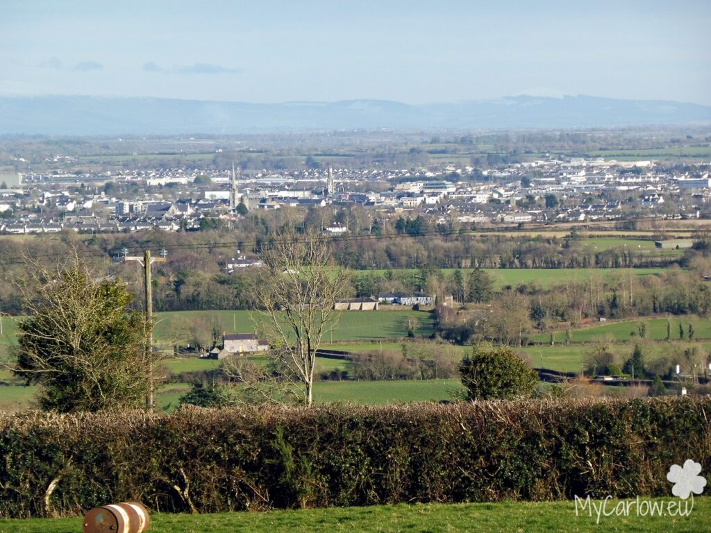 View over Carlow Town from the Killeshin Hills