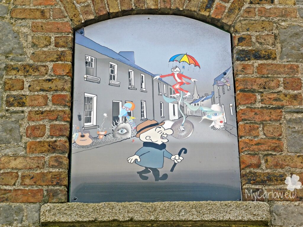 Street art in Carlow Town – Artwork painted by The Pure Thinking Community Group