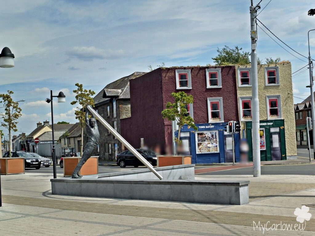 Street art in Carlow Town – derelict building on Shamrock Square