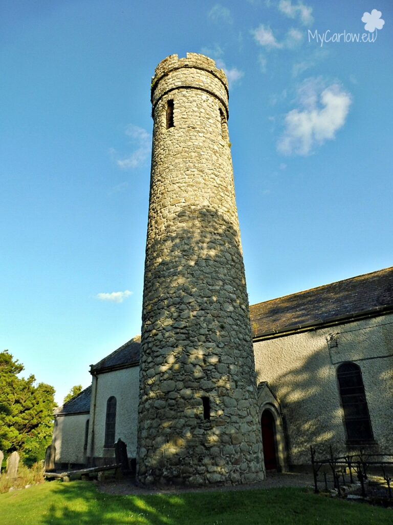 Castledermot Round Tower and High Crosses, County Kildare
