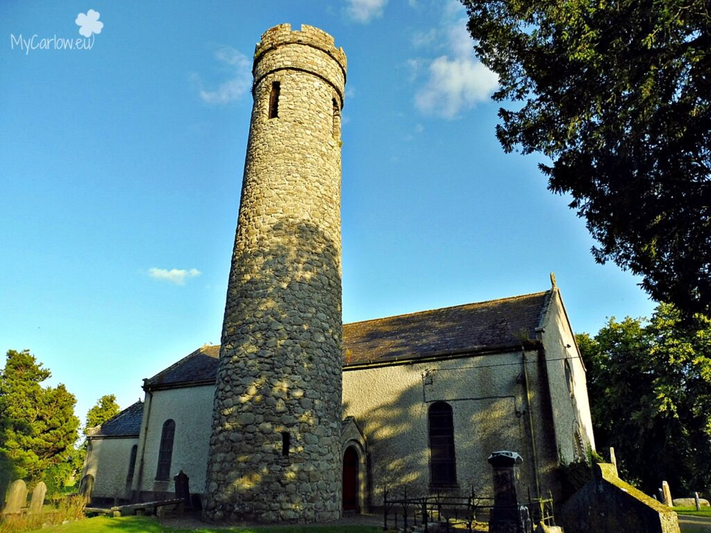 Castledermot Round Tower and High Crosses, County Kildare