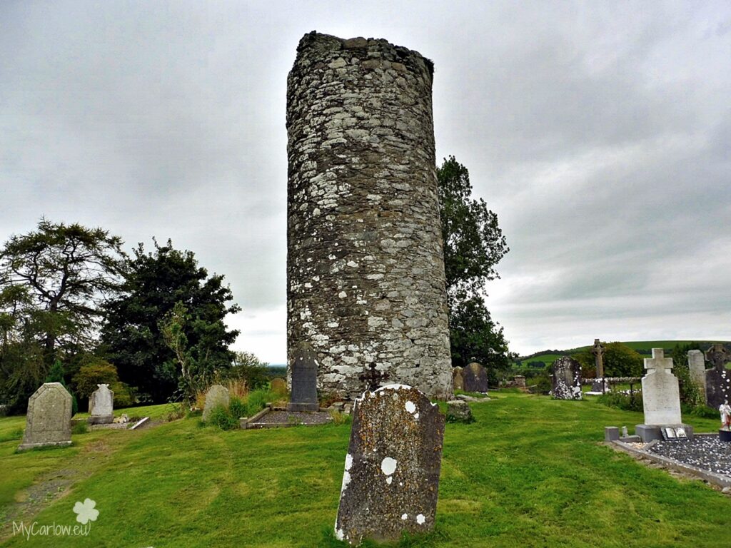 Old Kilcullen High Crosses and Round Tower, County Kildare