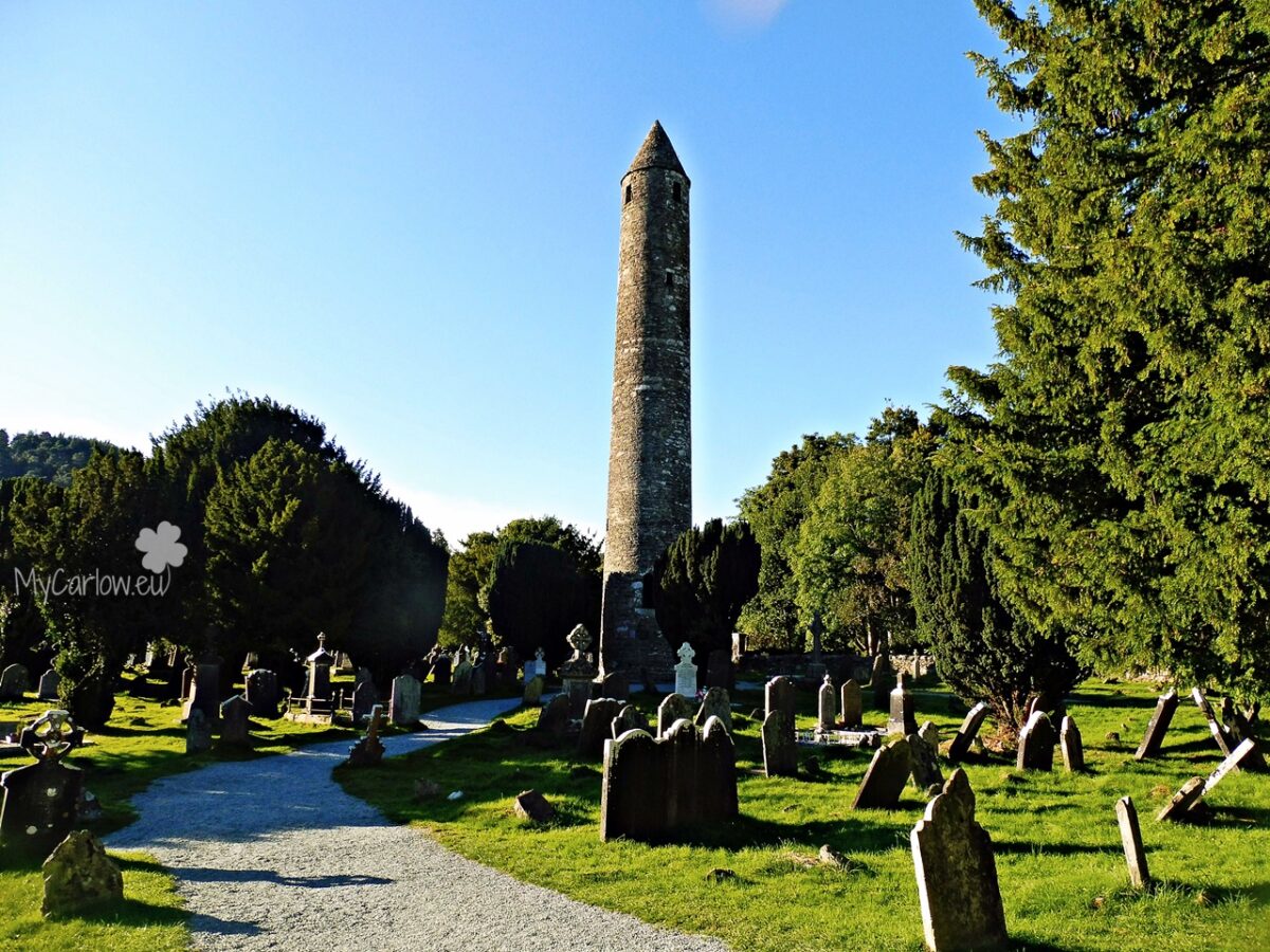 Glendalough’s Monastic Sites with Round Tower, Co. Wicklow