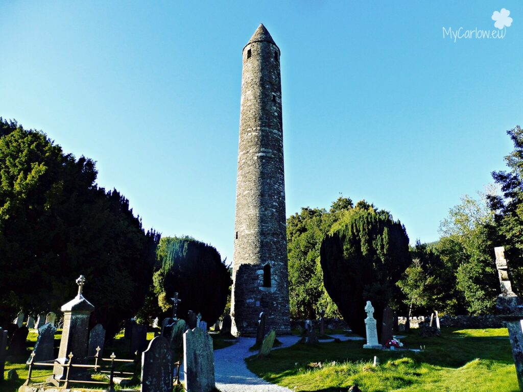 Glendalough’s Monastic Sites with Round Tower, County Wicklow