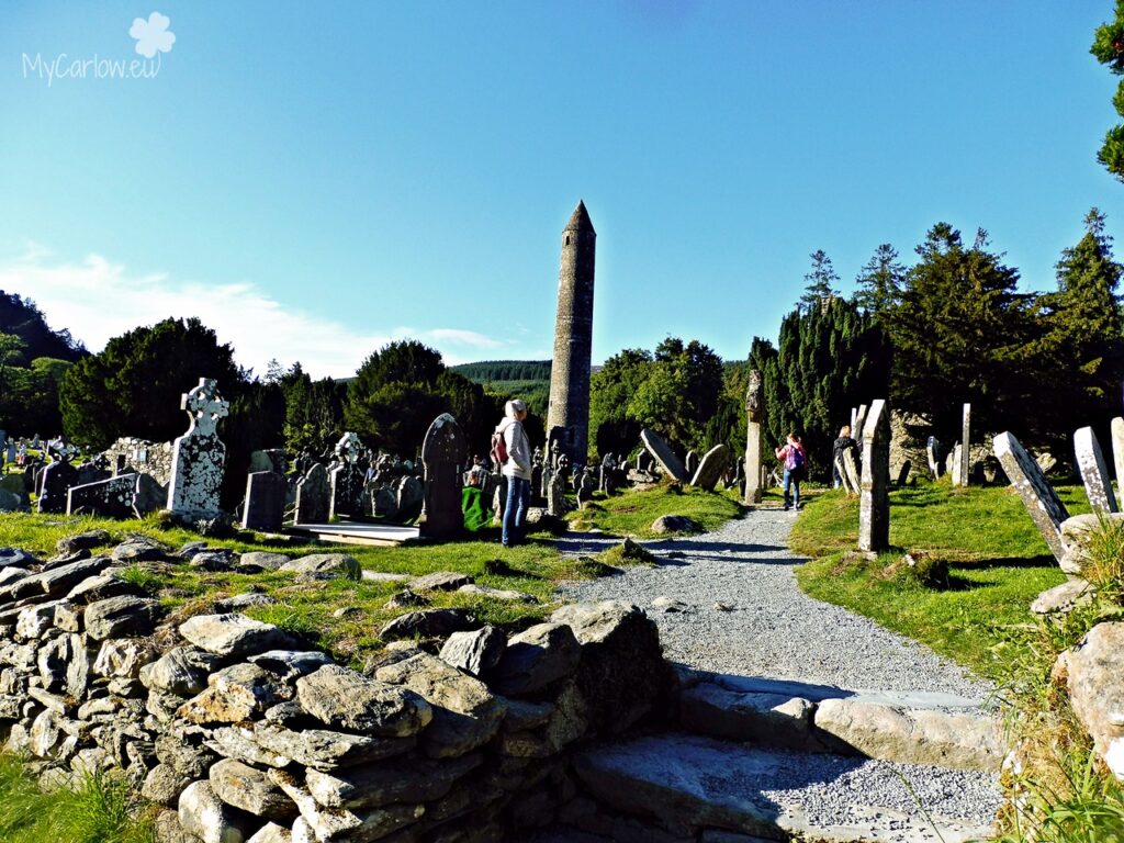 Glendalough’s Monastic Sites with Round Tower, County Wicklow