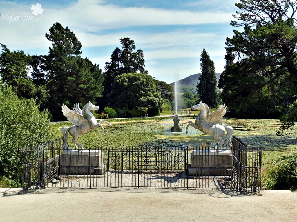 Winged Horses Statues at Powerscourt Garden, County Wicklow