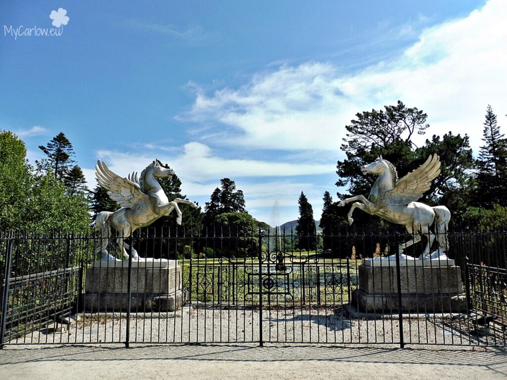 Winged Horses Statues at Powerscourt Garden, County Wicklow
