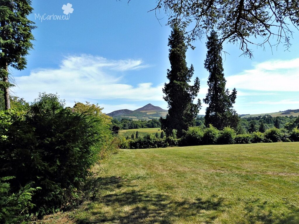 Views of Sugarloaf Mountain at Powerscourt Garden, County Wicklow