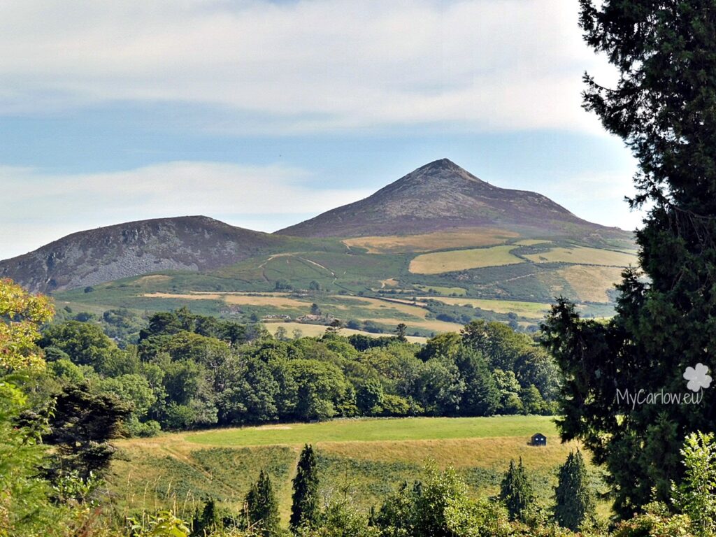 Views of Sugarloaf Mountain at Powerscourt Garden, County Wicklow