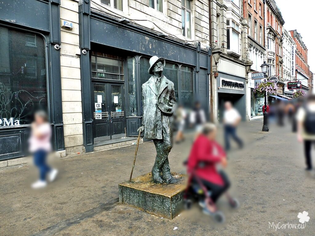 James Joyce statue, North Earl Street, Dublin