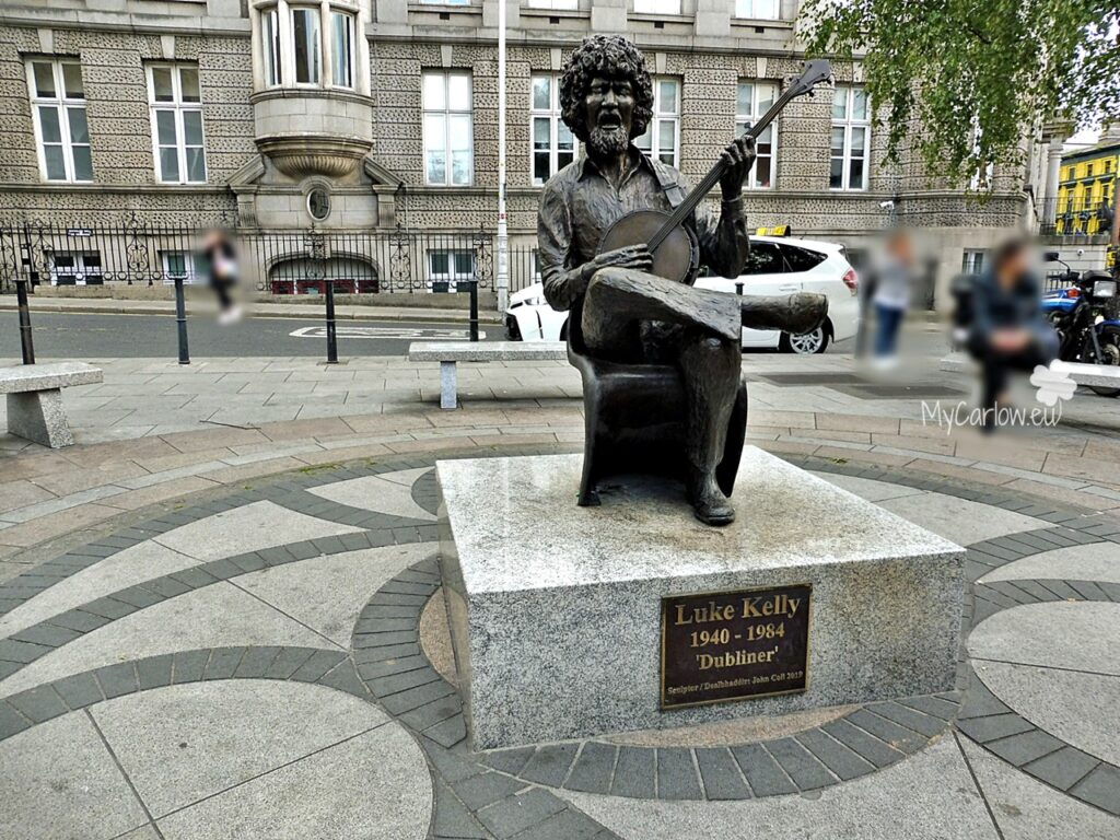 The Luke Kelly Statue, King Street, Dublin